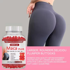 Gummies Maca Noire Plus pour Fessiers Volumineux et Courbes Extrêmes, Racine de Maca Noire pour Stimuler la Vitalité Hommes & Femmes, Amplificateur de Fessiers - Product Image 3