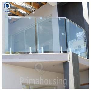 Clips de fixation spéciaux <span class=keywords><strong>Optima</strong></span> pour garde-corps en verre de cour, clips de garde-corps en verre en acier inoxydable à fixation au sol, protection de sécurité - Product Image 3