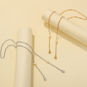 <span class=keywords><strong>Lunettes</strong></span> Accessoire 18k Plaqué Or Chaîne <span class=keywords><strong>Lunettes</strong></span> <span class=keywords><strong>De</strong></span> Soleil Sangle Anti-dérapant En Acier Inoxydable Collier <span class=keywords><strong>Lunettes</strong></span> <span class=keywords><strong>De</strong></span> Lecture <span class=keywords><strong>Cordon</strong></span> - Product Image 6