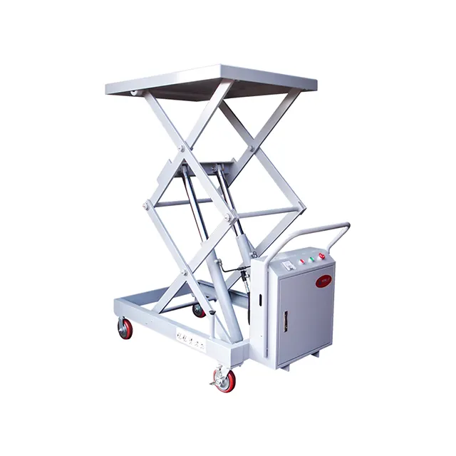 [MIRAE INDUSTRY] Table lift High-altitude operation electric lifting electric moving scissors hydraulic lifting platform KOTRA