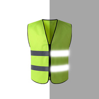 Gilet de sécurité réfléchissant haute visibilité à prix d'usine, gilet de chantier réfléchissant, vêtements de travail, gilet de sécurité 100% polyester