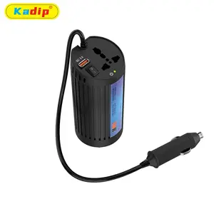 Inversor portátil para carro 150W 12v 220v 110v ac copo plug universal UE US