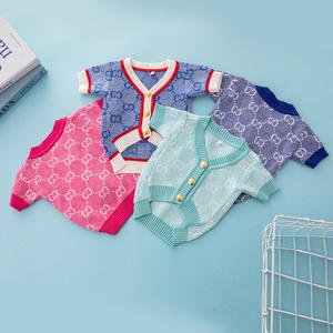 Hochwertiger Luxus-Hunde pullover Klassische gestrickte Haustier kleidung im Frühjahr aus Polyester-Baumwolle Niedlicher Katalog Hunde kleidung - Product Image 1