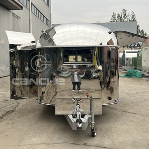 Camioneta de Comida, Remolque de Comida de Acero Inoxidable, Camión de Comida, Cafetería, Pizzería, Carrito de Hamburguesas, Vehículo - Product Image 6