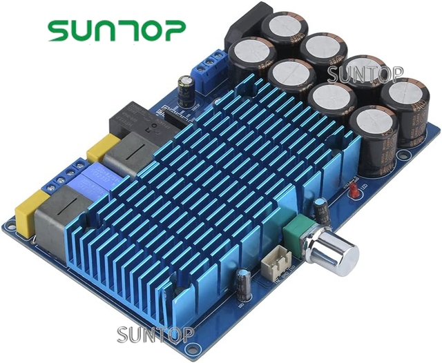 Amplifier Board TDA8954TH HIFi Dual Channel Stereo Digital Audio Amplifier Board High Power AC 18-28V 20Hz-20KHz