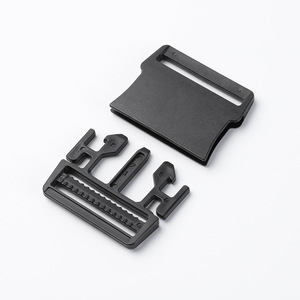 Adjustable Plastic Buckle 38mm Black For Bags Suitcases <b>Webbing</b> Nylon Backpack Parts - Product Image 3