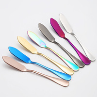 Couteau à beurre en acier inoxydable pour la vente en gros, petit couteau à beurre en vrac, couteau à fromage personnalisé, outils à fromage en métal