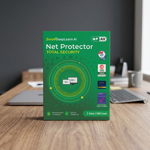 Net Protector Total Security 2026 Antivirus, Software de Seguridad Empresarial para 100 Usuarios, 3 Años, Protección Completa de Red y Datos - Product Image 1