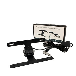 2026 Trending Premium Adjustable Switch Control Universal Motorcycle <b>License</b> Plate <b>Frame</b> Rear Bracket Tail Holder Mount Adjustab - Product Image 1