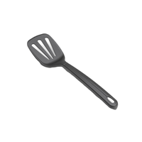 Tomatto Italy Kitchen Premium Spatule de cuisine personnalisable en PP, écologique, résistante au lave-vaisselle, avec poignée noire, ustensile individuel