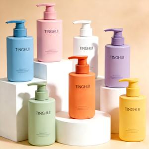 Bouteille de shampooing en plastique recyclable de luxe personnalisée de 300 ml et 500 ml avec pompe à lotion pour soin de la peau et sérum - Product Image 5