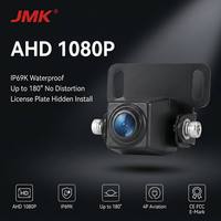 JMK OEM ODM Groothandel IP69K Waterdichte AHD 1080P Verborgen Kentekenplaat Achteruitrijcamera voor Truck Bus Auto