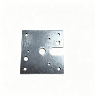 Plaque de montage en acier inoxydable fabriquée sur mesure par estampage de tôle, support inférieur pour moteur