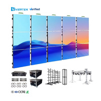 Panel de Pantalla LED para Interior y Exterior de 500x500 mm, P2.6, P2.9, P3.91, Video Wall LED, 5000 cd, Resistente al Agua