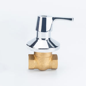 Латунный шаровой кран с хромированием - Product Image 1