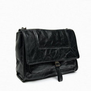 Colección de otoño 2024, bolso de hombro tipo bandolera de estilo Rock pequeño con efecto Creak negro de inspiración americana europea para mujer - Product Image 2