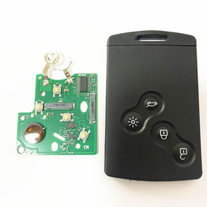 Clé Intelligente Mains-Libres 4 Boutons 433 MHz PCF7952A pour Renault Megane III 2009-2015, Fluence, <span class=keywords><strong>Laguna</strong></span> III, Scenic <span class=keywords><strong>2010</strong></span> - Product Image 1