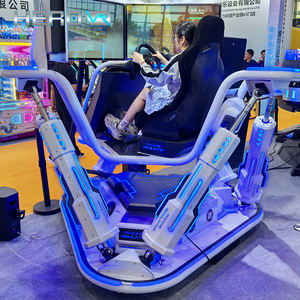 جهاز محاكاة سباق ماريو كارت رباعي الأبعاد، آلة ألعاب معدنية متينة للأطفال والكبار، لعبة سباق سيارات ديناميكية للمطارات والأماكن العامة - Product Image 5