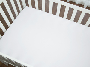 2PK Bộ Ga Giường Trẻ Em Mềm Mại Thoáng Khí Màu Xanh Hải Quân Màu Trắng Bộ Ga Giường Cũi Trẻ Sơ Sinh Vi Sợi - Product Image 5