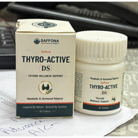 Comprimés à base de plantes THYROACTIVE-DS pour la santé thyroïdienne – Formule naturelle de bien-être thyroïdien – Extraits thyroïdiens