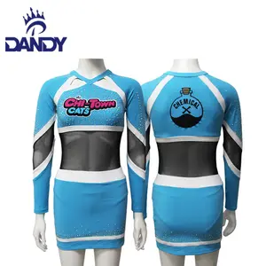 Cheer Dance New Trend Crop Top Cheerleading Uniforms Custom Cheerleading For Youth Cheerleader Uniform