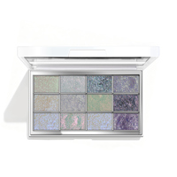 Palette de fards à paupières Super Chameleon, haute pigmentation, imperméable, longue tenue, pailletée