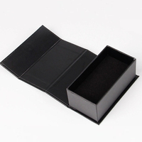 Boîte en papier noir, boîte d'emballage personnalisée pour pistolet à tendons, boîte d'emballage pour produits électroniques haut de gamme
