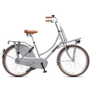 Vélo de ville pour <span class=keywords><strong>femme</strong></span> TXED Classic Retro Dutch Style en acier, <span class=keywords><strong>26</strong></span> <span class=keywords><strong>pouces</strong></span>, vitesse unique, frein V, pour une conduite en ville sur asphalte lisse - Product Image 3