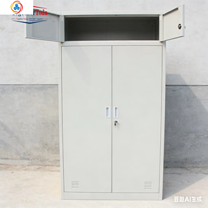Vis d'assemblage pour armoire métallique, casier de rangement en acier inoxydable, casier de gym, armoire à 2 portes, 2 clés - Product Image 3