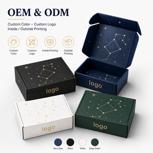 High-End Corrugated Board Laminate Mailer Boxes Gold Foil Hot Stamping <b>Foldable</b> Shipping Boxes Custom Logo Luxury Packaging <b>Box</b> - Product Image 5