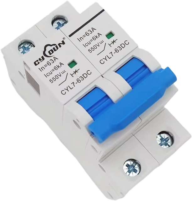 Dc Mcb 63A 1p 2p 3p 4p 1a 2a 3a 4a 6a 10a 16a 20a 25a 32a 40a 50a 63a MCB Miniature Circuit Breakers DC/AC Air Circuit Breakers