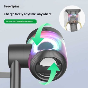 Haut-parleur 4-en-1 avec chargeur sans fil compatible avec le nouveau modèle <span class=keywords><strong>Apple</strong></span>, universel pour Samsung et <span class=keywords><strong>Apple</strong></span> - Product Image 3