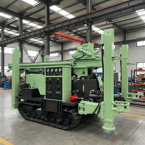 Plataforma de Perforación de Pozos de Agua con Orugas de Acero de 260 m, con Cabrestante, Perforadora DTH Diésel para Minería, para Perforaciones de 140-325 mm - Product Image 5