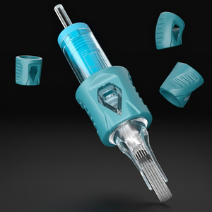 20 pièces/boîte Aiguilles de <span class=keywords><strong>tatouage</strong></span> monobloc en silicone antidérapantes <span class=keywords><strong>pour</strong></span> sourcils et cuir chevelu 12 #   10 #   Art corporel de 0,3 mm de diamètre - Product Image 6