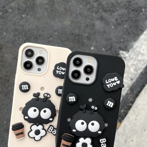 Tự làm mềm Silicone dễ thương carton nảy mầm bánh Croc trường hợp điện thoại cho iphone15 14 13 12 11 Pro Max - Product Image 3