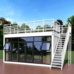SKYLINE Luxury 20ft Modular Prefab Container Hotel Villas Easy-to-Assemble Shop Made Sandwich Panel Design From China - Product Image 6