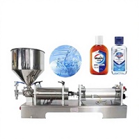 Machine de remplissage horizontale semi-automatique manuelle pour crème, gelée, savon liquide, crème et gel pour shampooing
