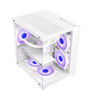 AntarcChill Mini ATX Micro ATX Case Hotsale Dual Tempered Glasses Full View Gaming Computer Case Custom OEM ODM PC Case