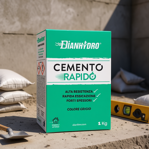 Dianhydro Cemento Rápido 1 Kg Gris Alta Resistencia Secado Rápido - Product Image 2