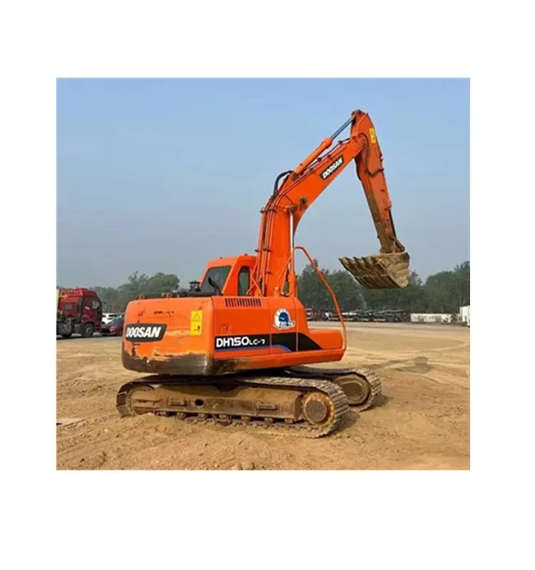 90% New doosan máy xúc Hàn Quốc DH150 sử dụng bánh xích máy xúc sử dụng máy xúc trong An Huy để bán