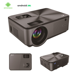 Projecteur vidéo Android pour <span class=keywords><strong>cinéma</strong></span> maison au prix d'usine, projecteur LCD avec système Android 6.0 - Product Image 1