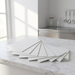 White PVC Foam <b>Sheet</b> 3mm Thickness Cutting Oil & Heat Resistant Anti-Aging <b>Plastic</b> Board for Signage and Advertising Panels - Product Image 1