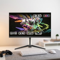 Moniteur 4K UHD 32 pouces 3840x2160 144Hz IPS VA, temps de réponse de 1 ms, 99% sRGB, fourni par le fabricant OEM