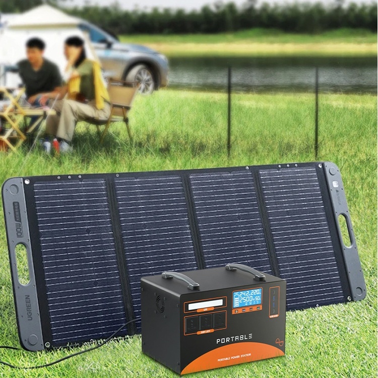 High Quality 220V Large Capacity 2500W Portable Power Station Household Emergency Storage Power Camping Power Supply · image 6