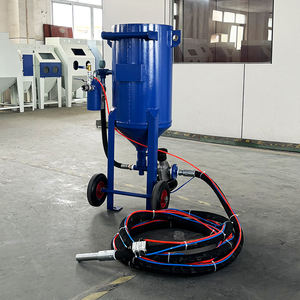 DB 100L Chariot <span class=keywords><strong>mobile</strong></span> portable industriel Sableuse de brunissage automatique sans poussière avec nettoyage manuel - Product Image 2