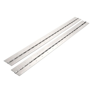 Charnières continues en acier inoxydable durable à montage en surface pour coffres de rangement de yachts marins - Product Image 2
