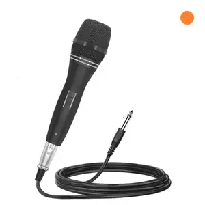 Micrófono de estilo portátil para teléfono, accesorio con cable dinámico para estudio de grabación, Karaoke