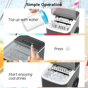 Portable Mini <b>Ice</b> Cube Maker Smart Handheld <b>Ice</b> <b>Making</b> <b>Machine</b> for Restaurants/Cafes Plastic Housing for Philippines Whisky <b>Ice</b> - Product Image 4