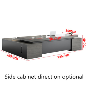 Mesa Ejecutiva clásica de oficina <span class=keywords><strong>coworking</strong></span> precio competitivo en forma de L - Product Image 6