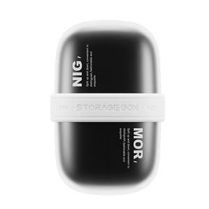 Boîte de rangement Mor, étui à pilules à 4 compartiments, étanche à l'humidité, organisateur de médicaments quotidien portable, conteneur de capsules, bleu, orange, noir - Product Image 4